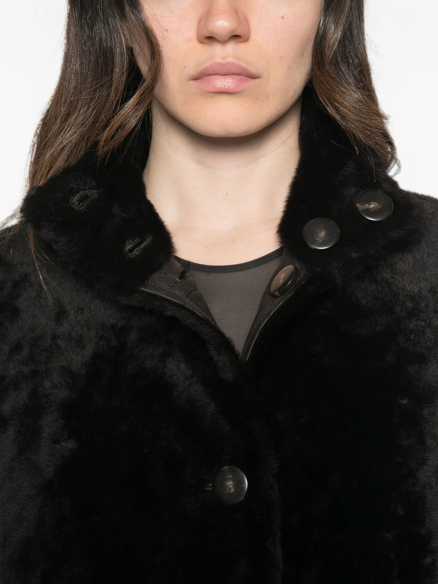 Yves Salomon Yves Salomon Reversible Shearling Jacket, view 3