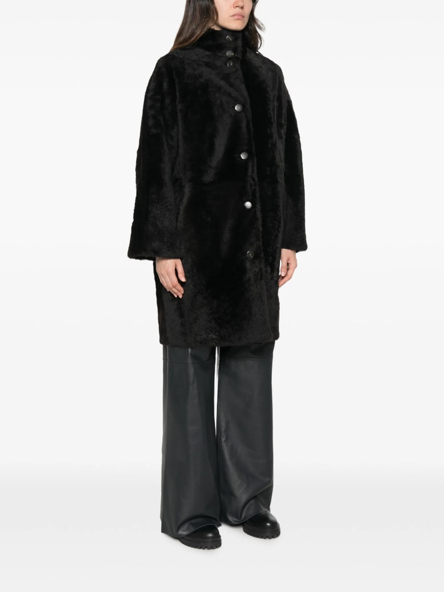 Yves Salomon Yves Salomon Reversible Shearling Jacket, view 4