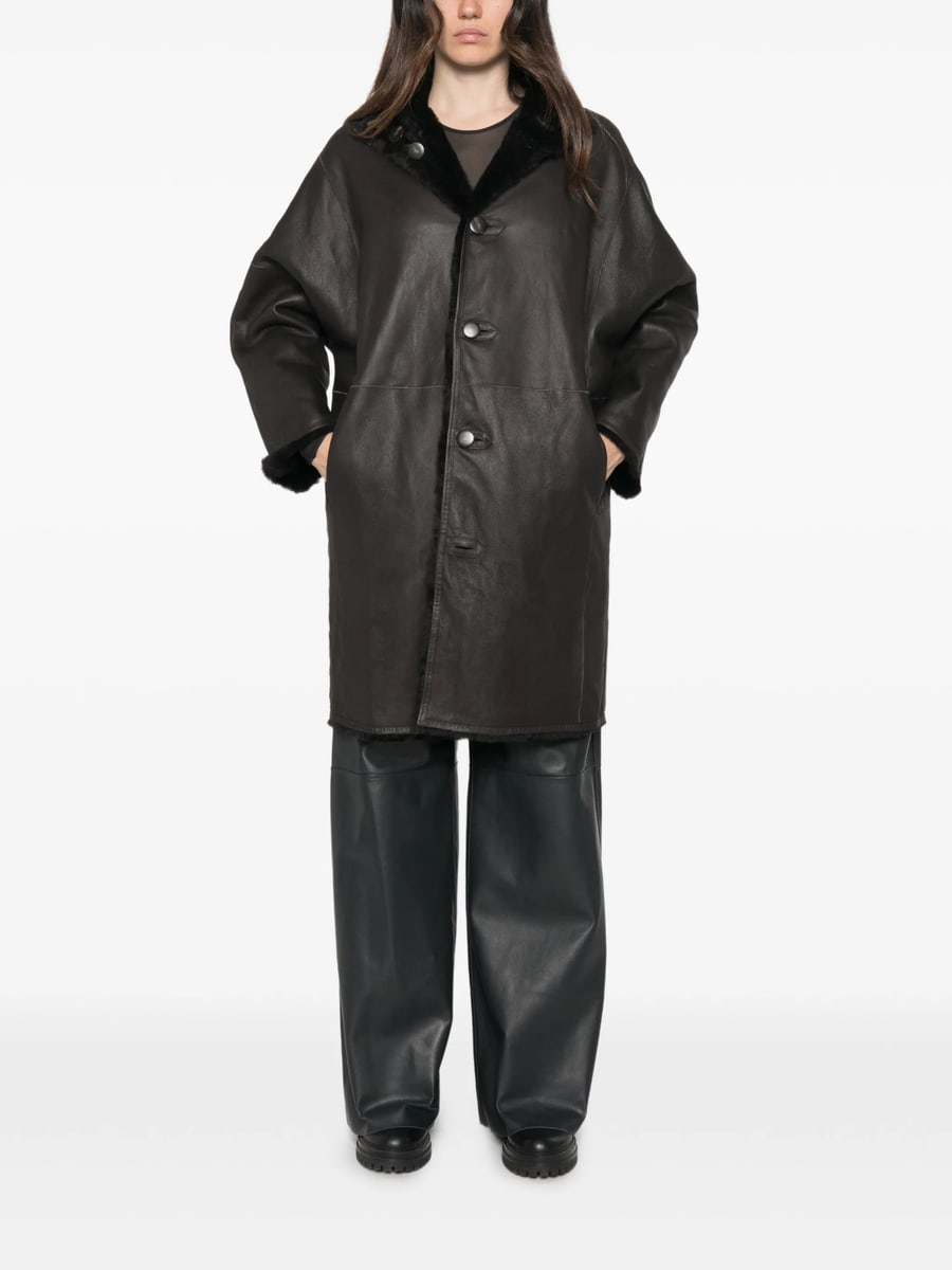 Yves Salomon Yves Salomon Reversible Shearling Jacket, view 6