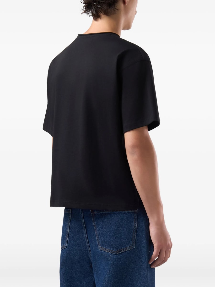 Gcds Gcds Graphic-print Cropped T-shirt, view 5
