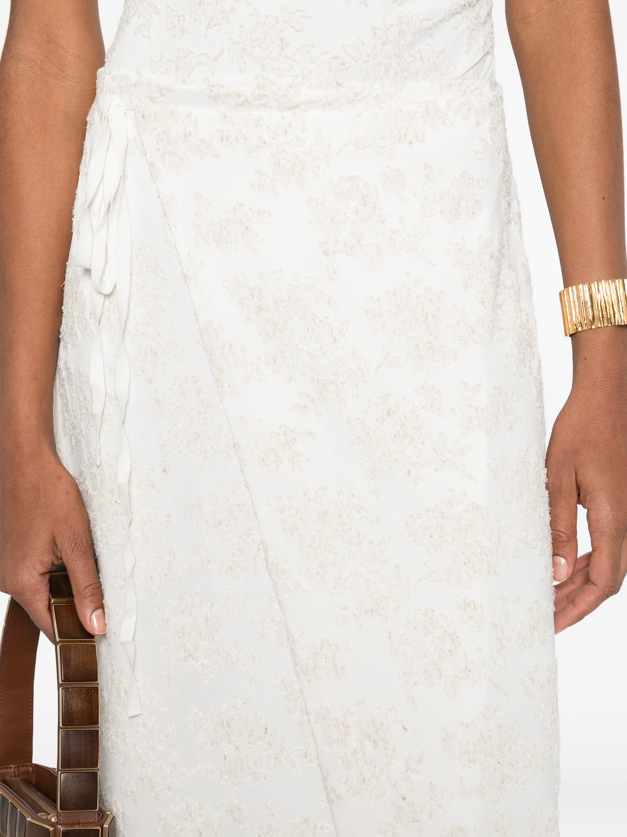 Sir. Sir. Blanca Wrap Midi Skirt, view 2