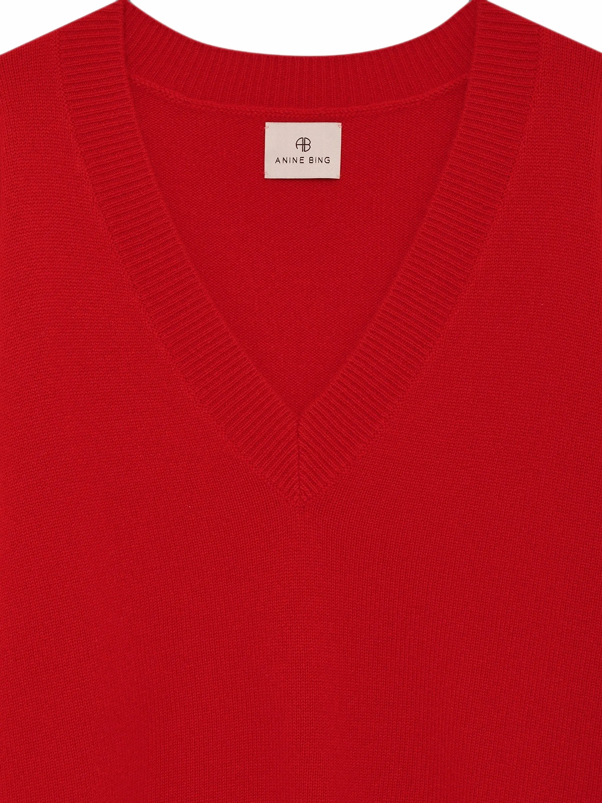 Anine Bing Anine Bing LEE SWEATER - TANGO RED, view 2