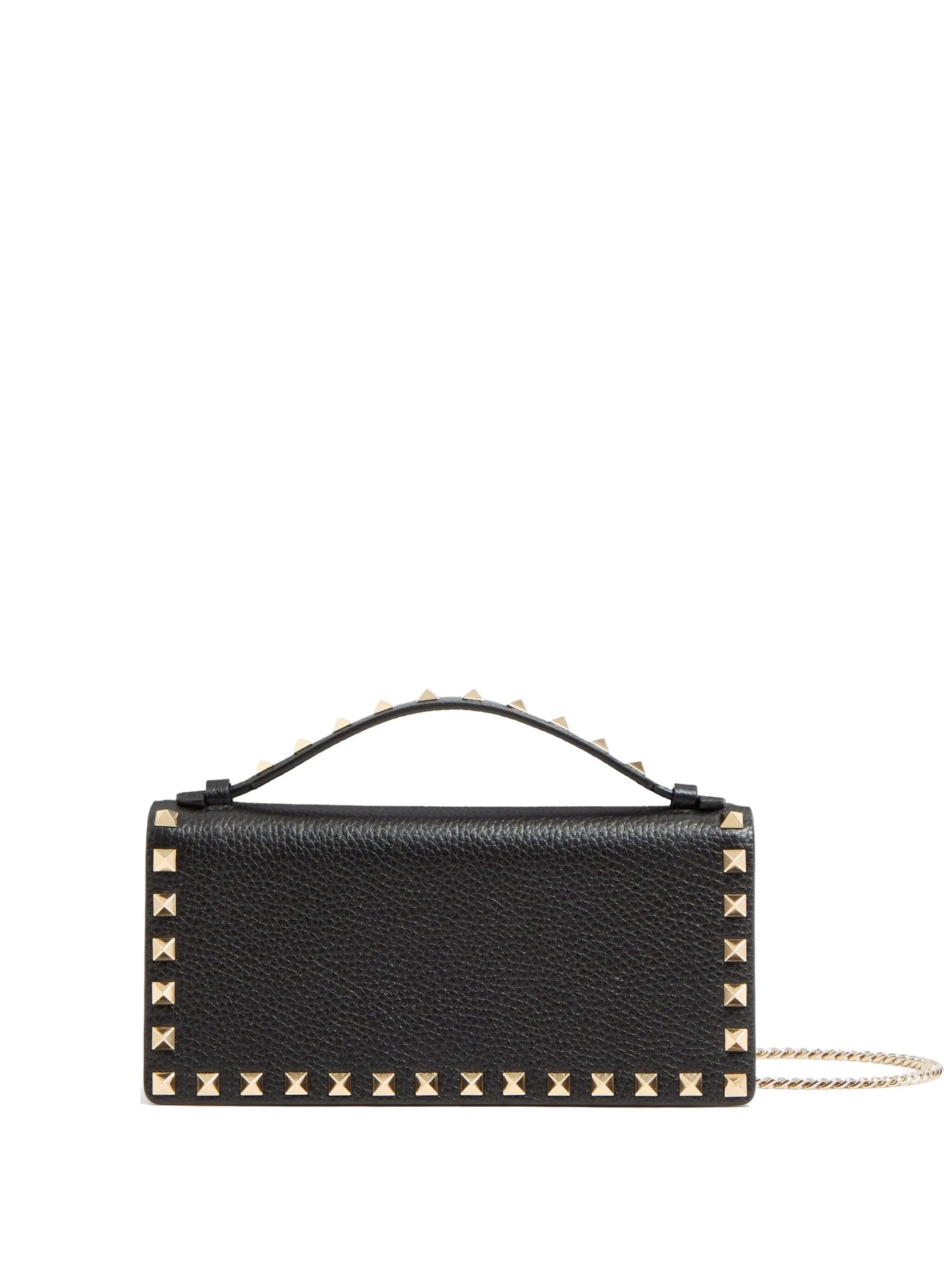 Valentino Garavani Valentino Garavani Rockstud Grained-leather Cross Body Bag