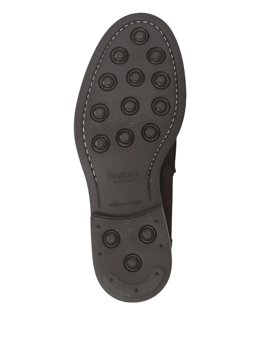 Doucal's Doucal's Suede Blake-stitched Loafers, view 4