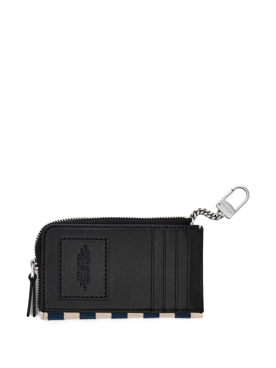 Marc Jacobs Marc Jacobs Stripe Top Zip-wallet, view 3