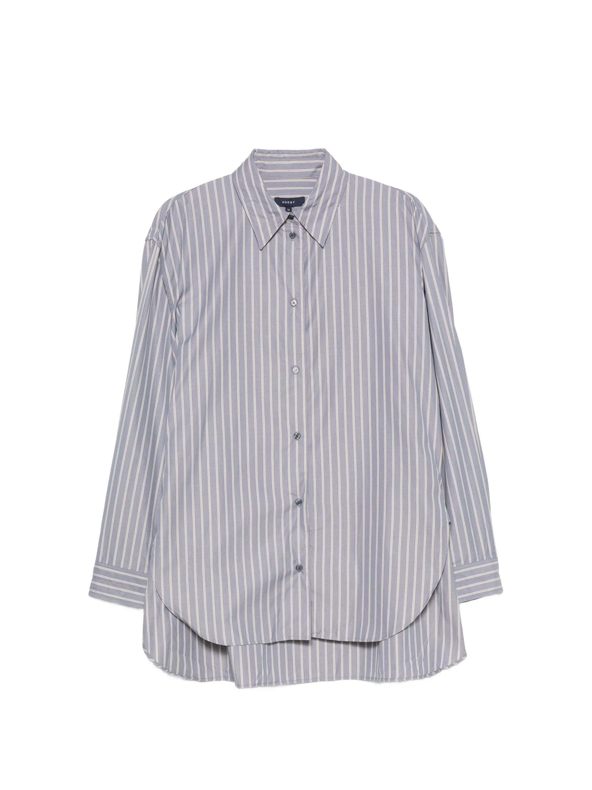 Soeur Soeur Vertical-stripe Long-sleeve Shirt