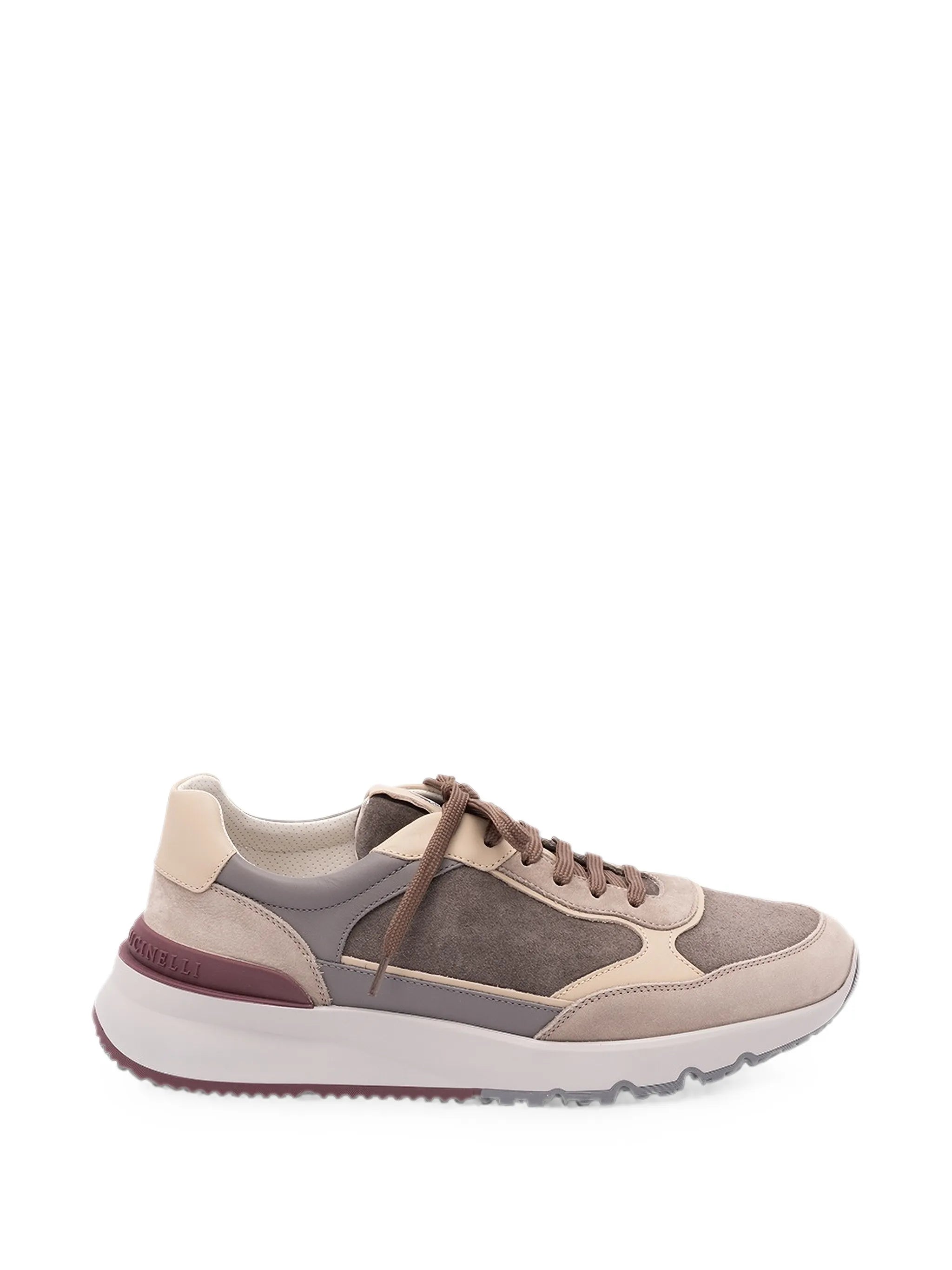Brunello Cucinelli Brunello Cucinelli Panelled Leather Sneakers
