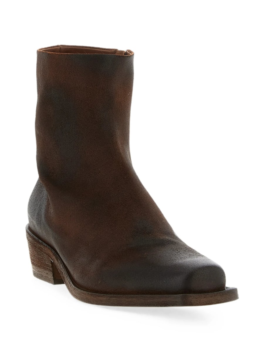 Marsèll Marsèll Tex Tex Burnished-effect Ankle Boots, view 4