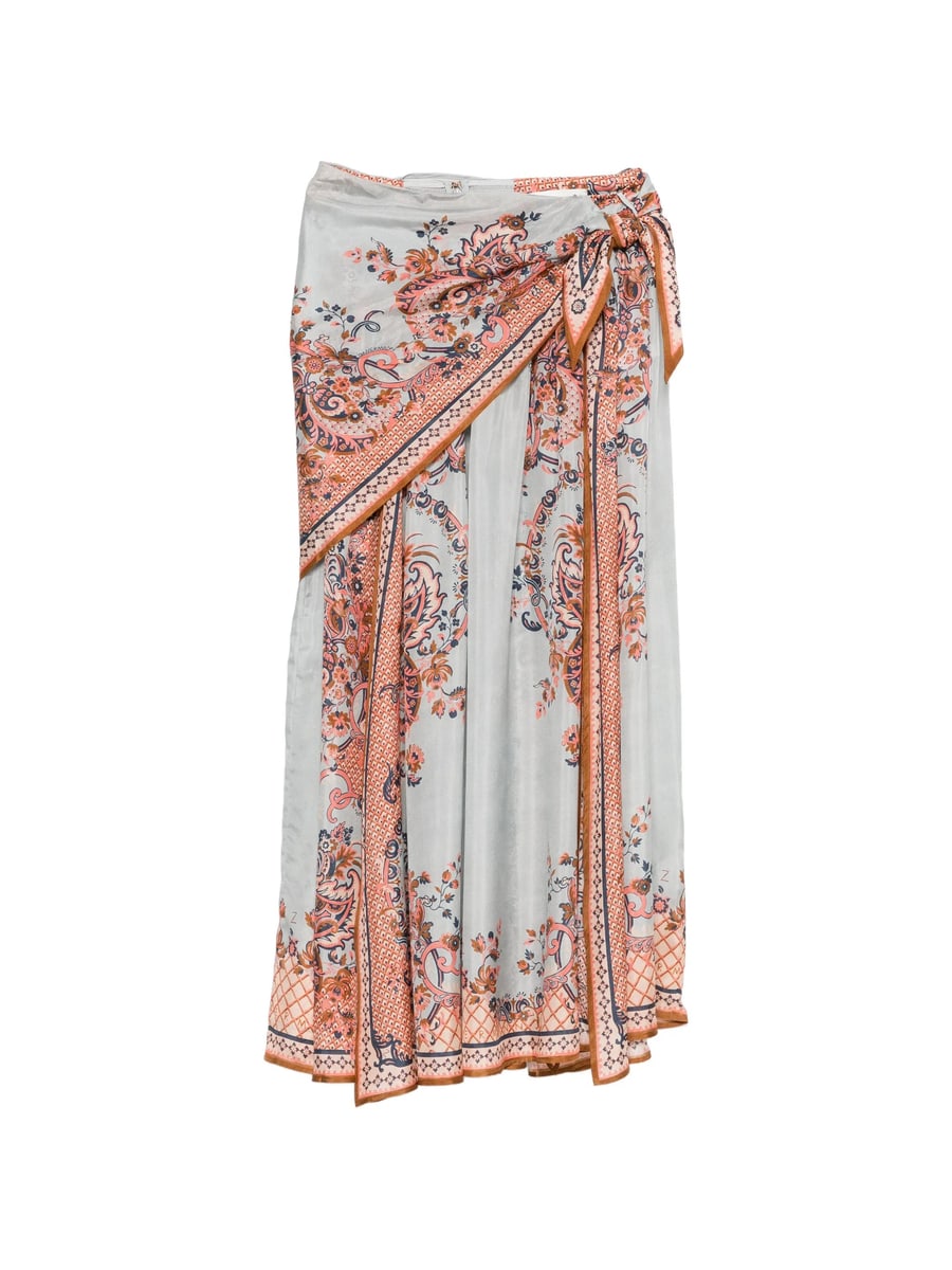 Zimmermann Zimmermann Aster Side-tie Midi Skirt