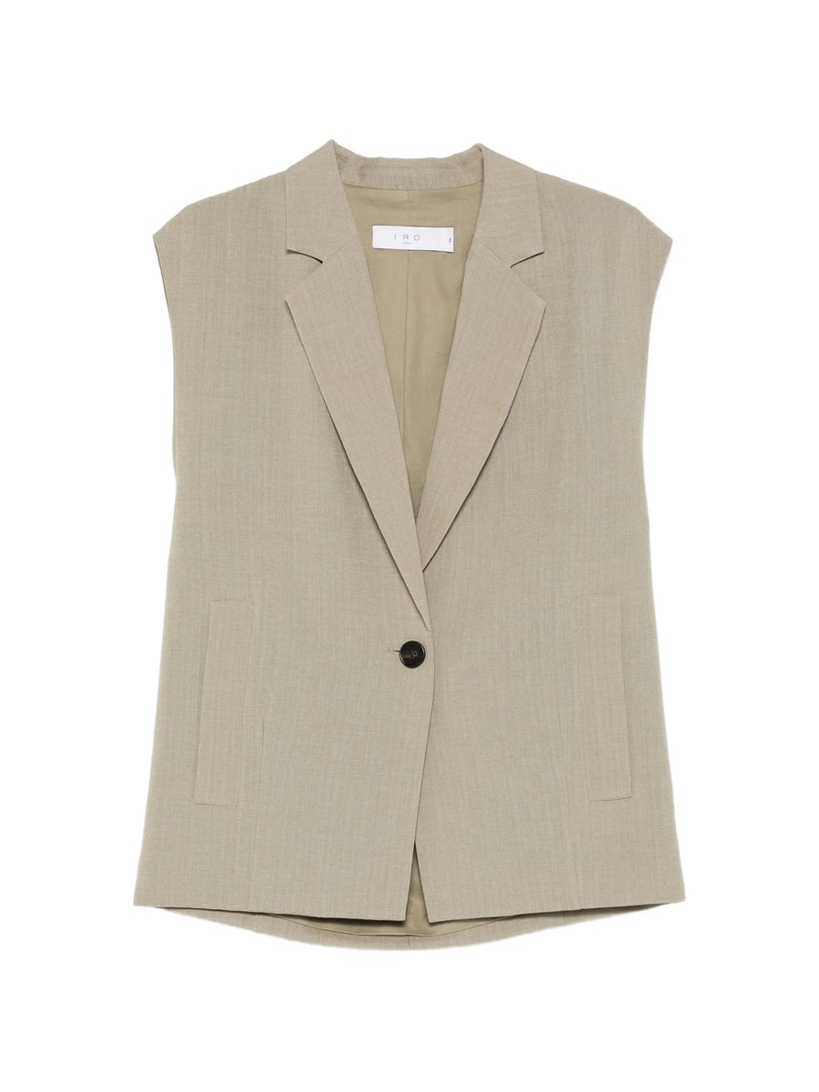 Iro Iro Sleeveless Notched-lapels Jacket