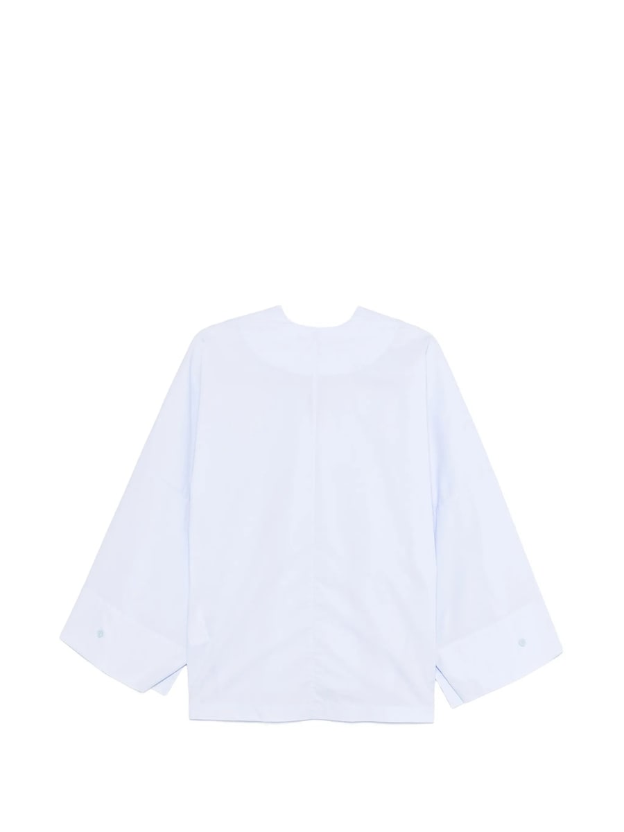 Thelatest Thelatest V-neck Blouse, view 3