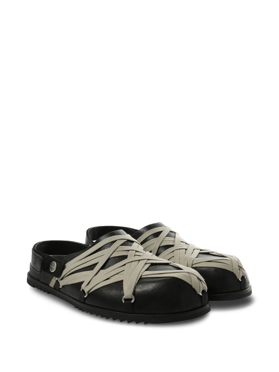 Rick Owens Rick Owens Megalace Leather Mules, view 2