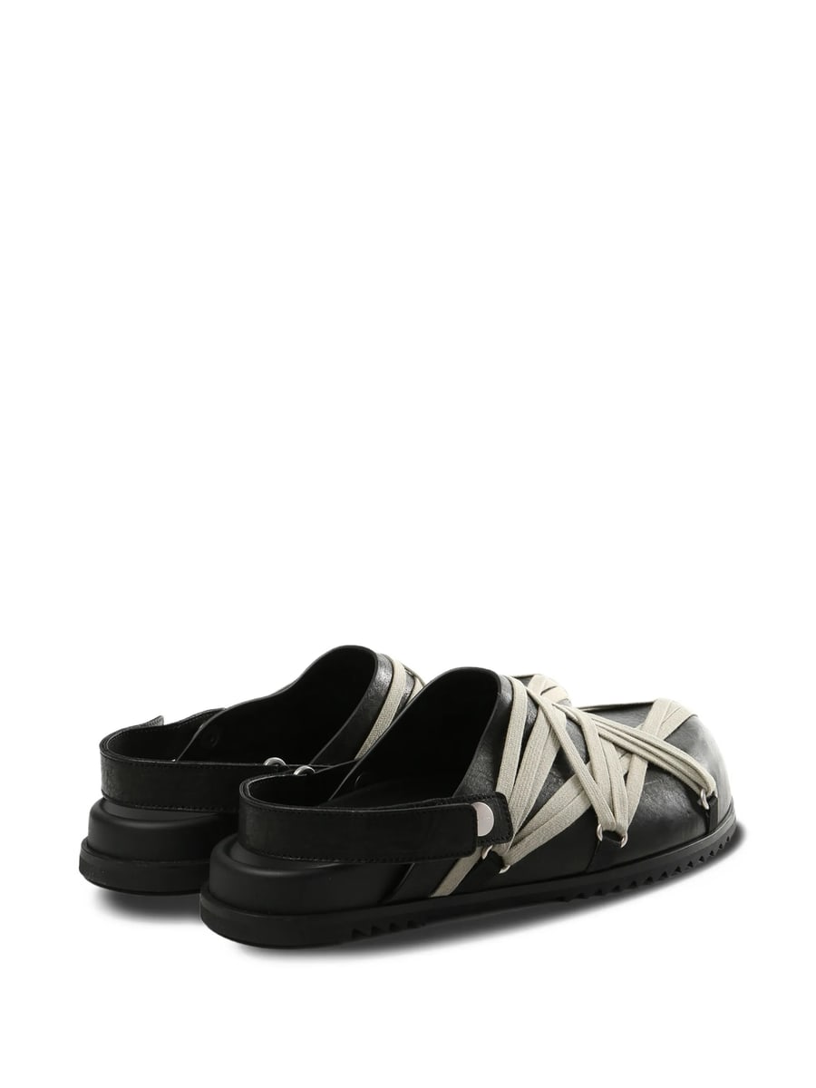 Rick Owens Rick Owens Megalace Leather Mules, view 3