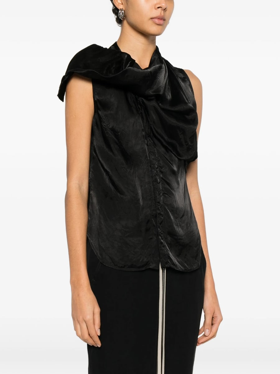 Rick Owens Rick Owens Draped Sleeveless Top, view 3