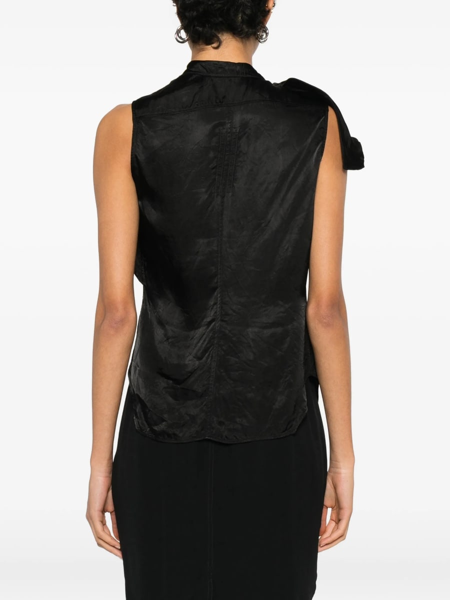 Rick Owens Rick Owens Draped Sleeveless Top, view 4