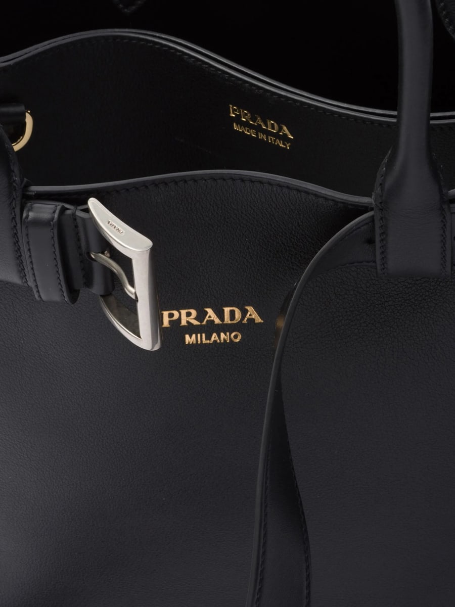 Prada Prada Large Buckle Tote Bag, view 2