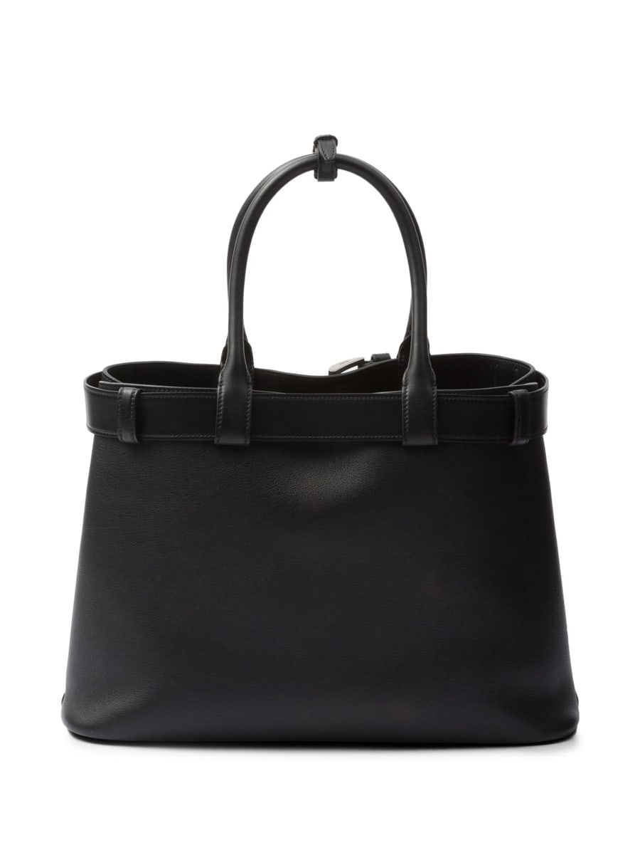 Prada Prada Large Buckle Tote Bag, view 3