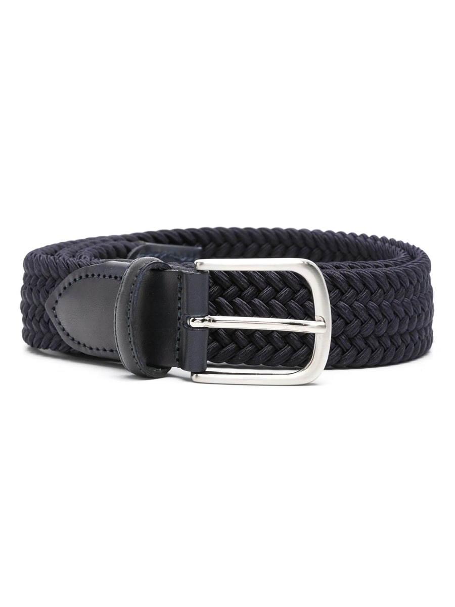 Eraldo Eraldo Leather-trim Interwoven Belt