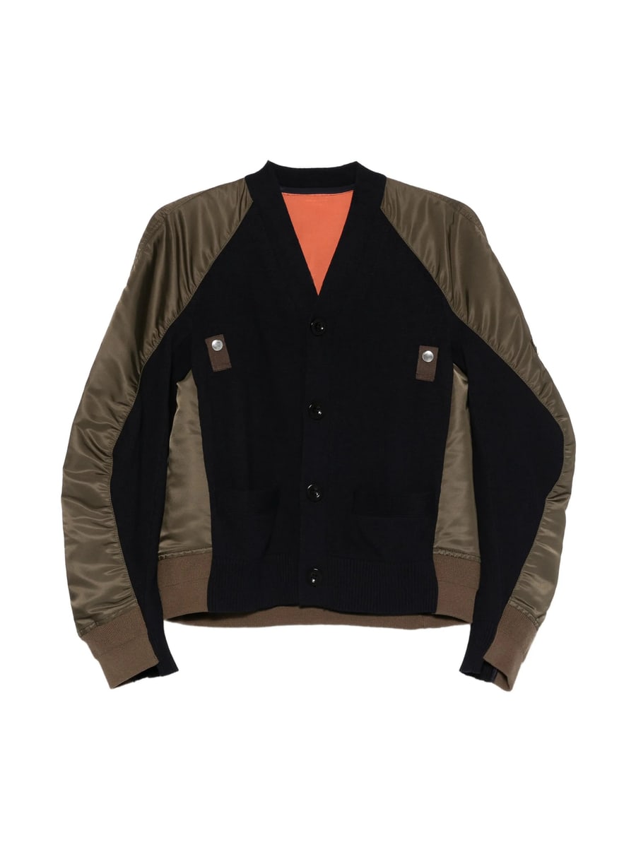 Sacai Sacai Twill Cardigan
