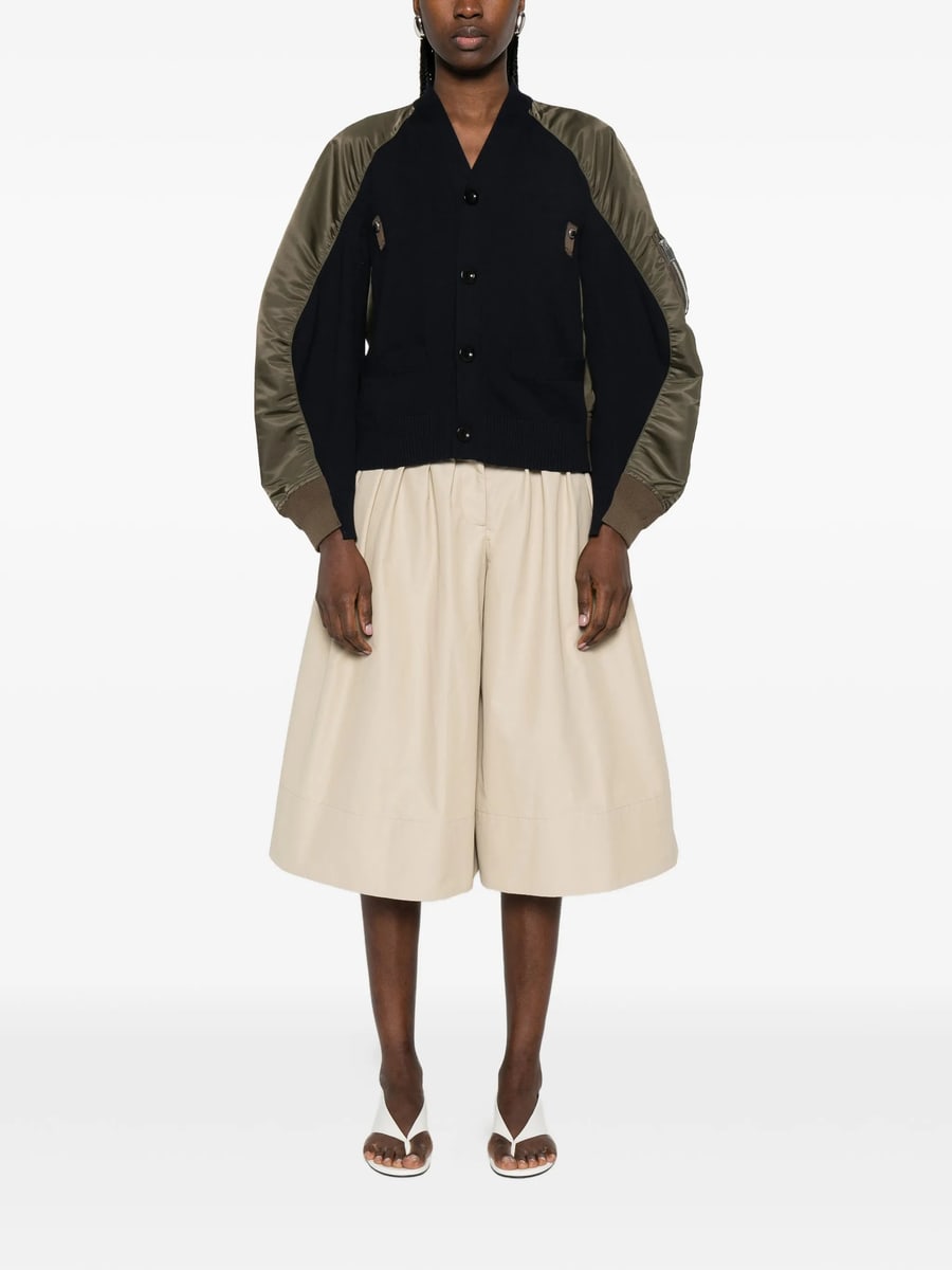 Sacai Sacai Twill Cardigan, view 4
