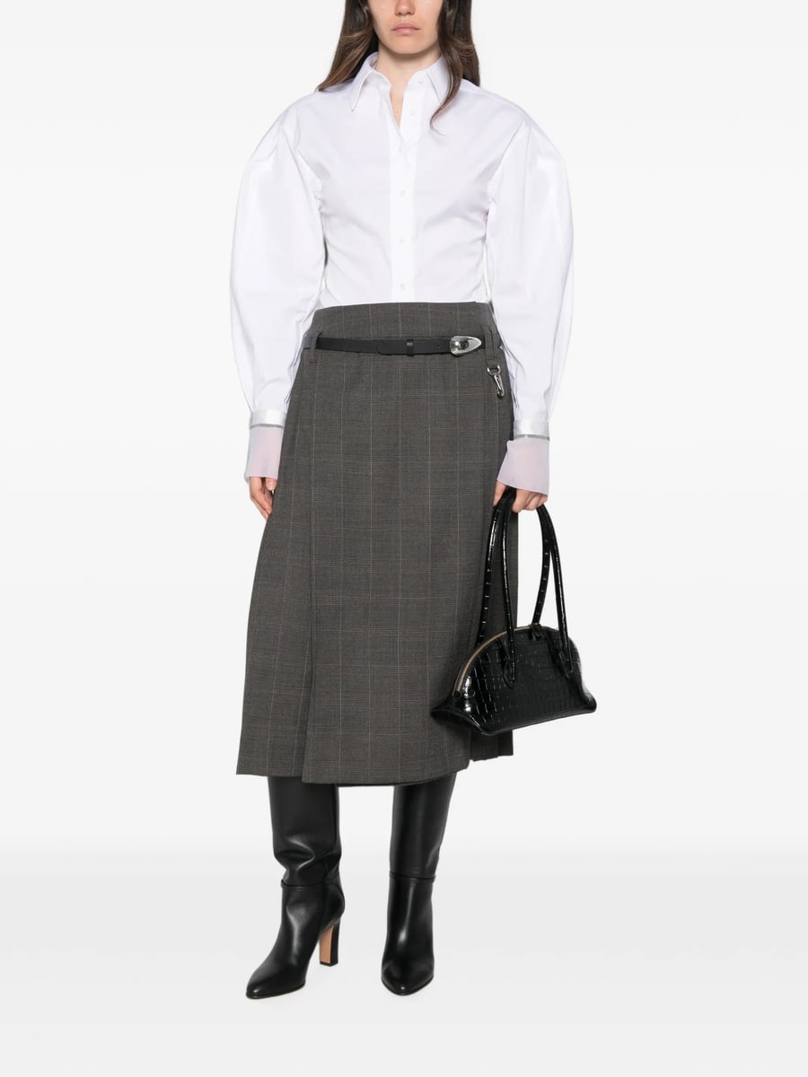 Brunello Cucinelli Brunello Cucinelli Puff-sleeve Button-down Shirt, view 3