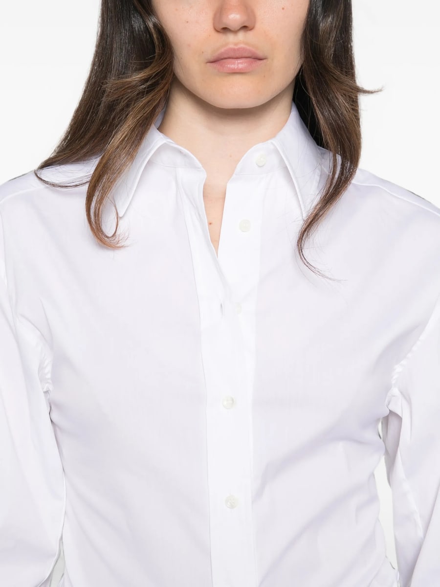 Brunello Cucinelli Brunello Cucinelli Puff-sleeve Button-down Shirt, view 5