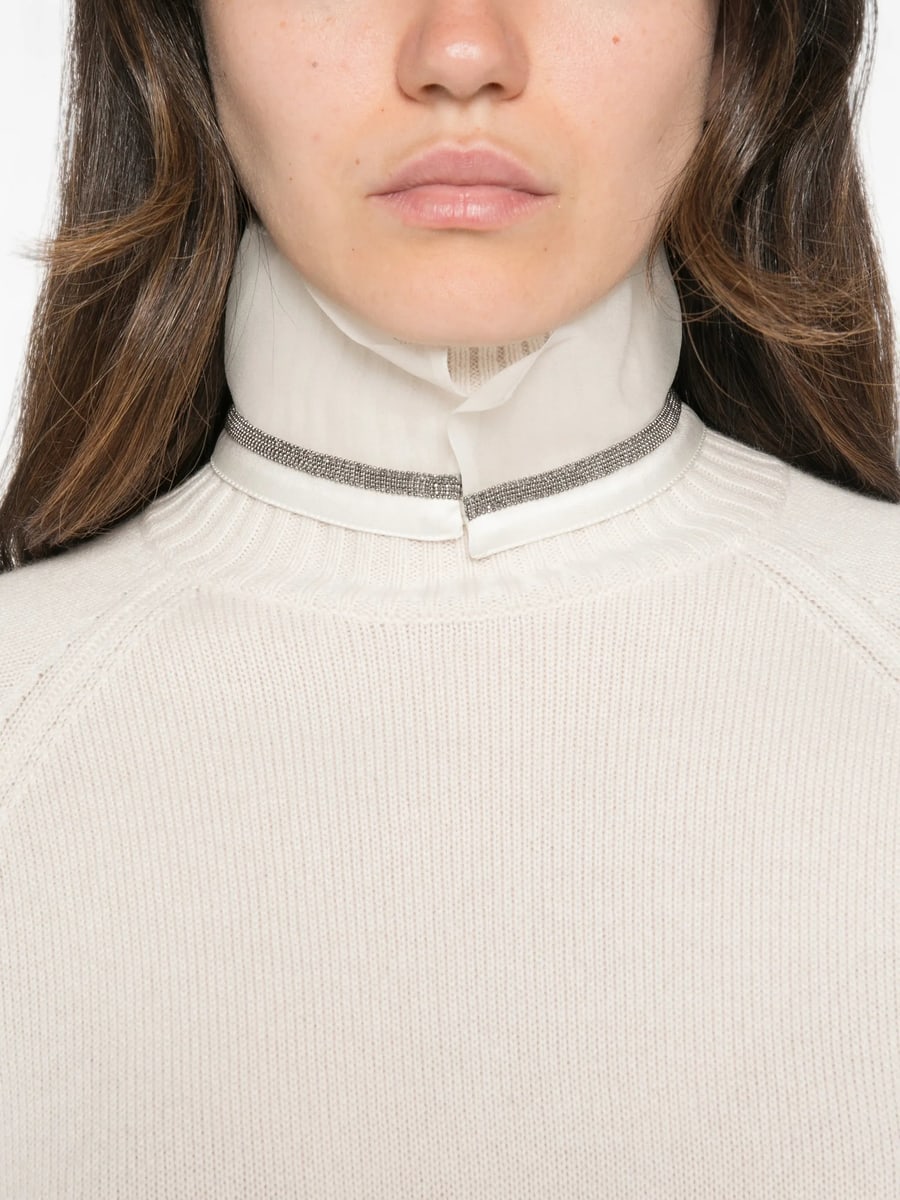 Brunello Cucinelli Brunello Cucinelli Raglan-sleeve Sweater, view 3