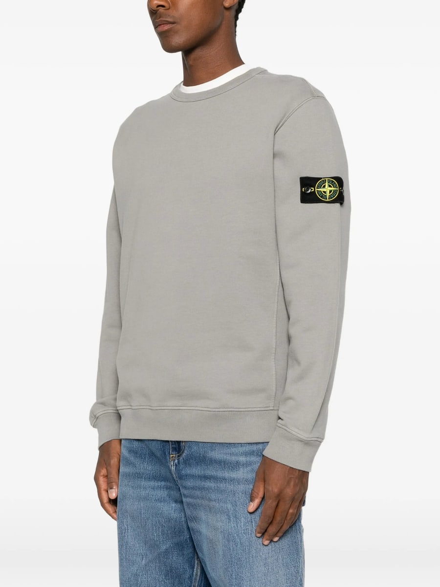 Stone Island Stone Island Logo-patch Sweatshirt, view 4