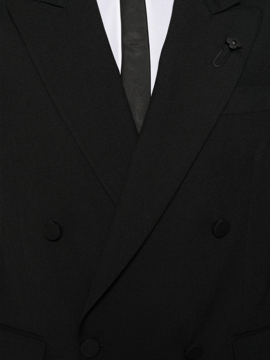 Lardini Lardini Double-breasted Peak-lapel Jacket, view 4