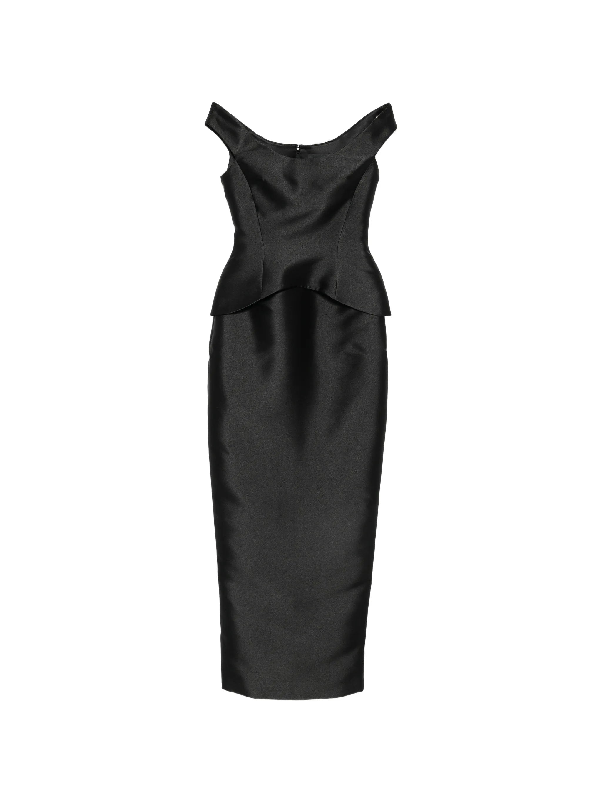 Solace London Solace London Pieta Off-shoulder Peplum-waist Maxi Dress