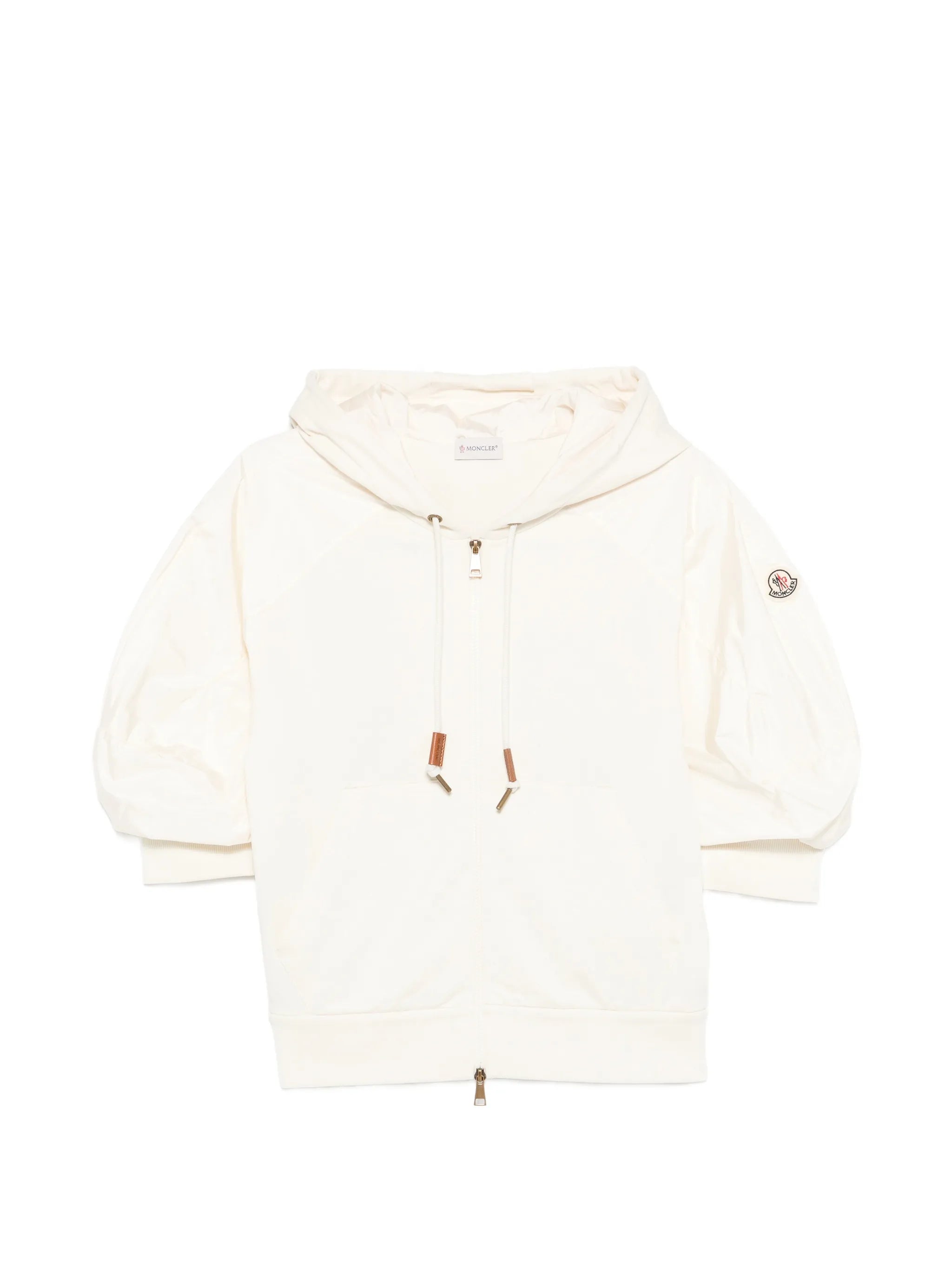 Moncler Moncler Hooded Puff-sleeve Jacket