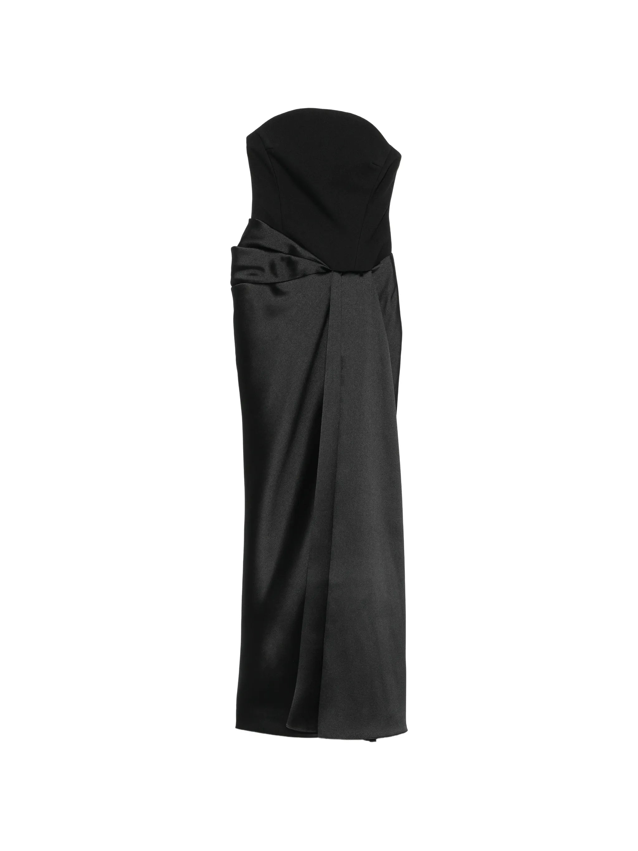 Solace London Solace London Seri Strapless Draped Maxi Dress