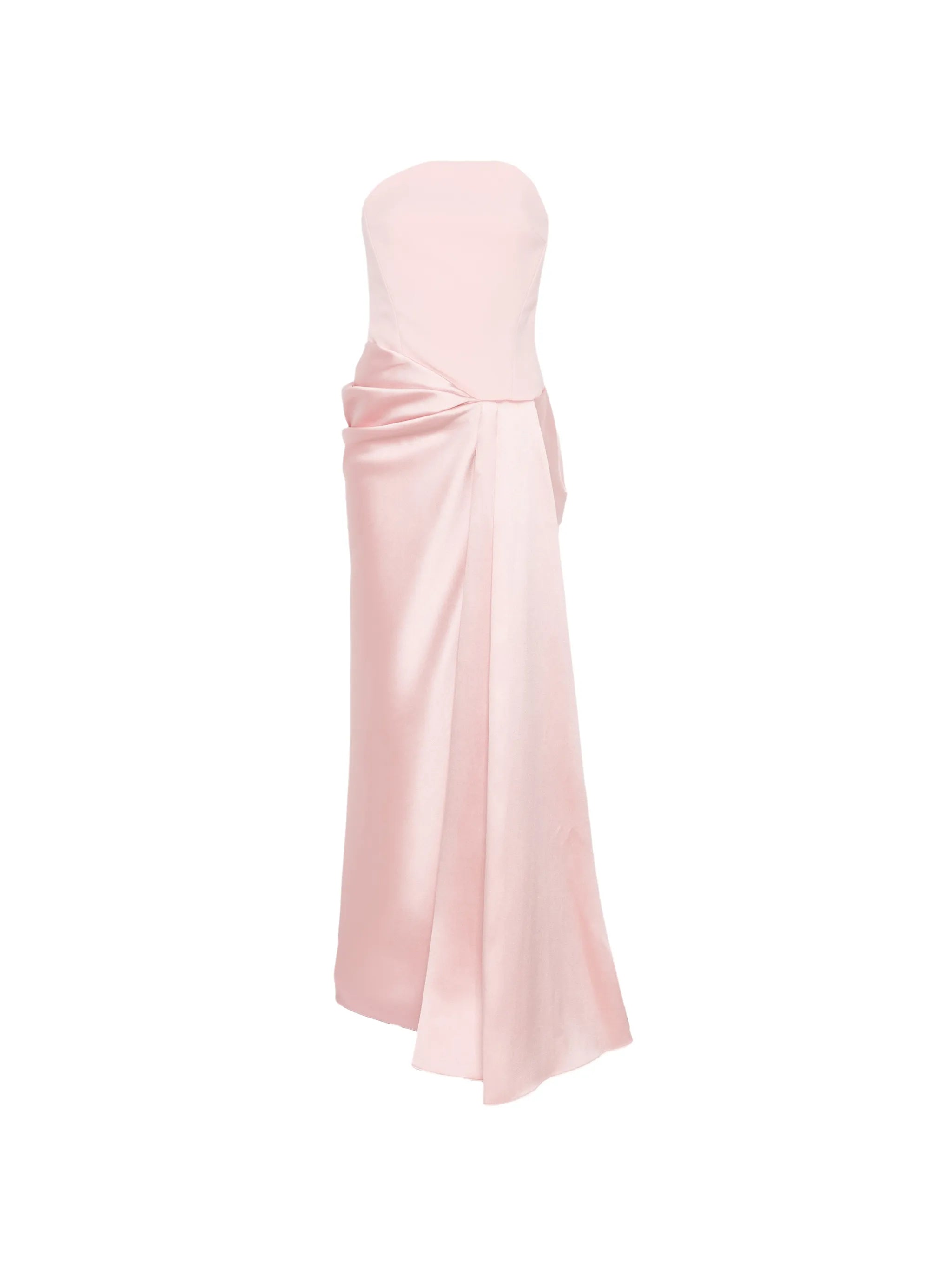 Solace London Solace London Seri Strapless Draped  Maxi Dress