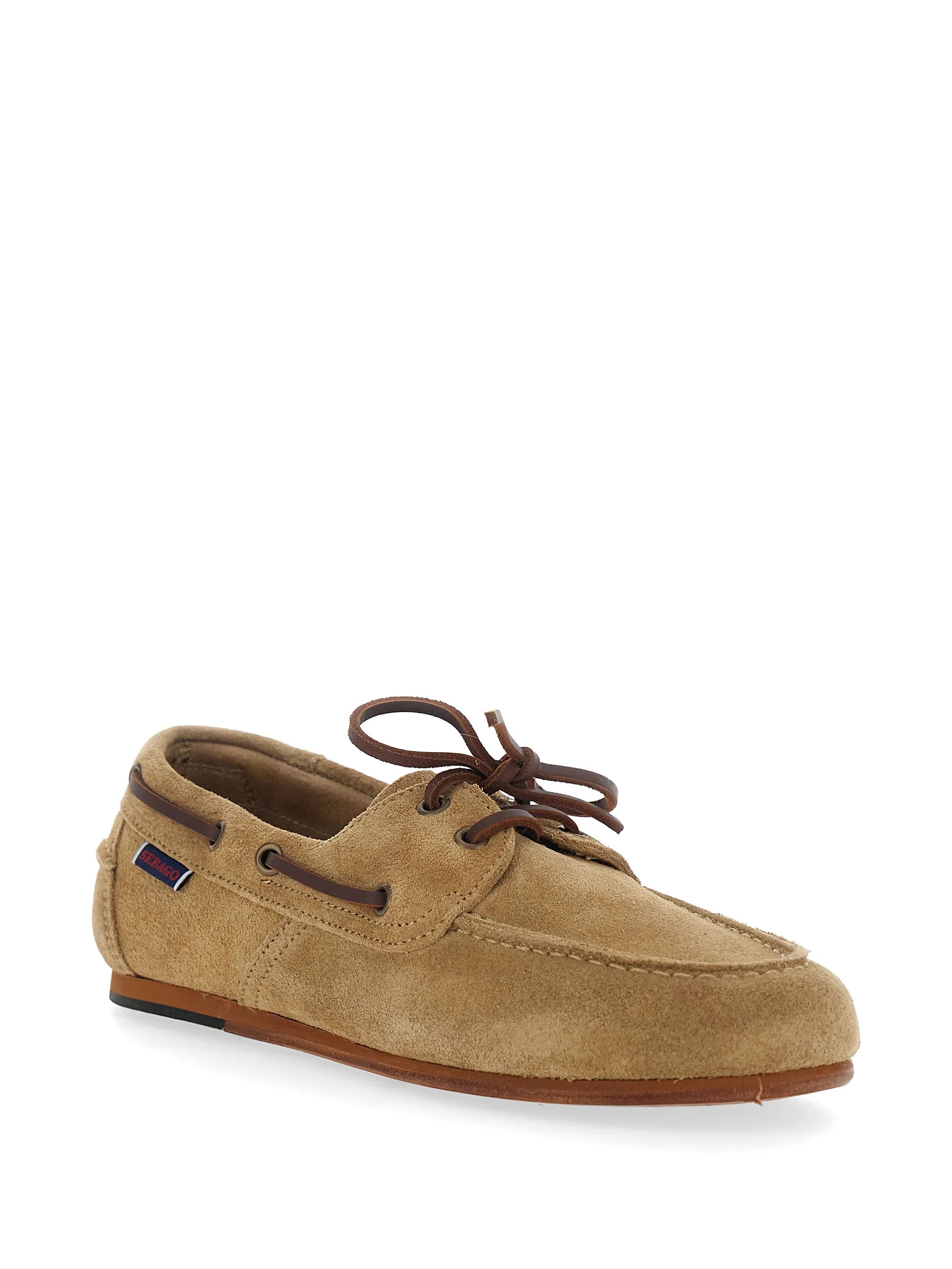 Sebago Sebago Beige Lace-up Loafers, view 2