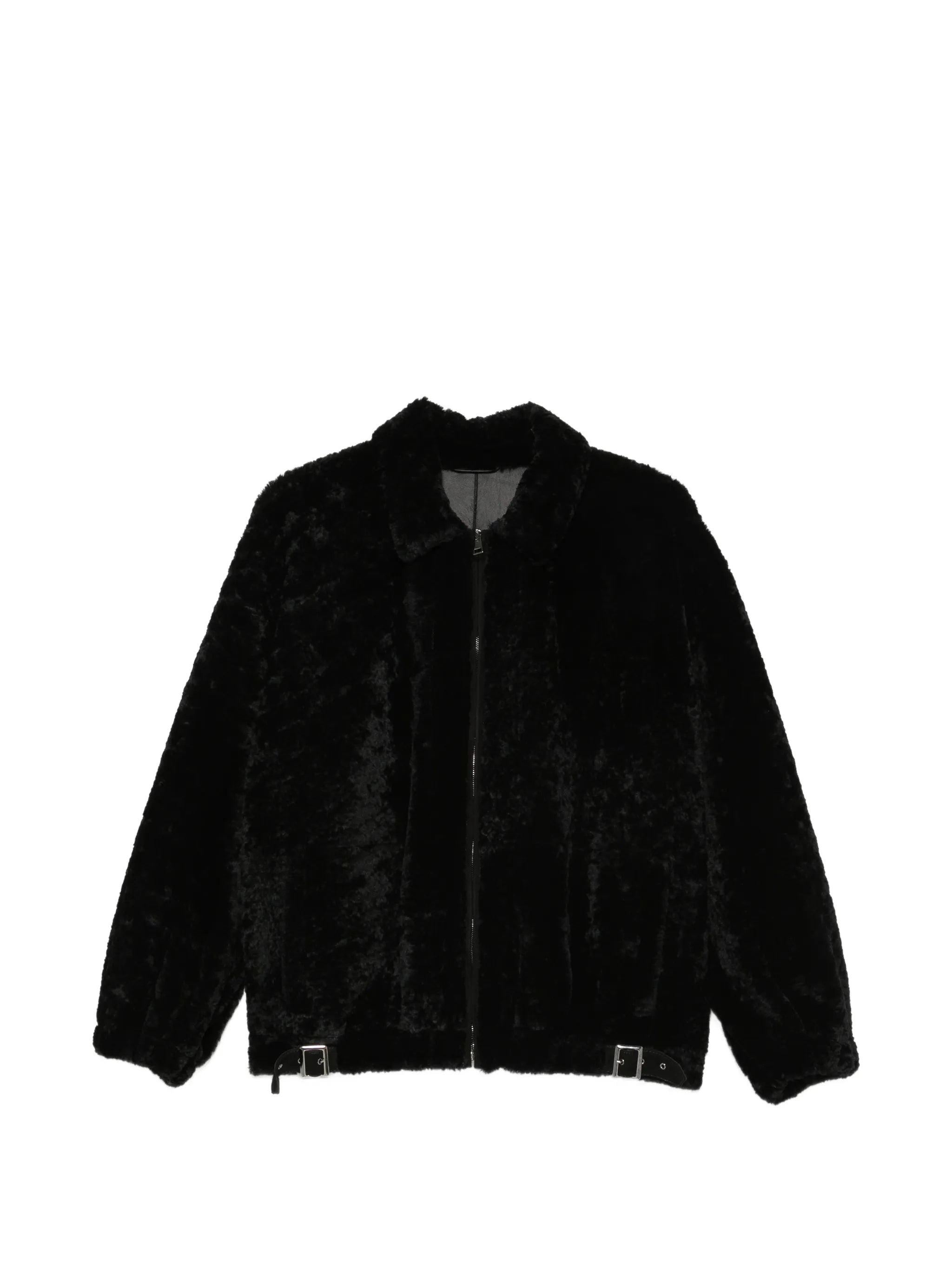 Simonetta Ravizza Simonetta Ravizza Strappy Buckle-detail Fur Jacket