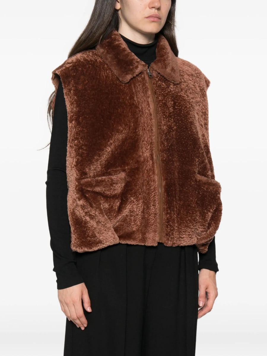 Simonetta Ravizza Simonetta Ravizza Cassie Sleeveless Jacket, view 3