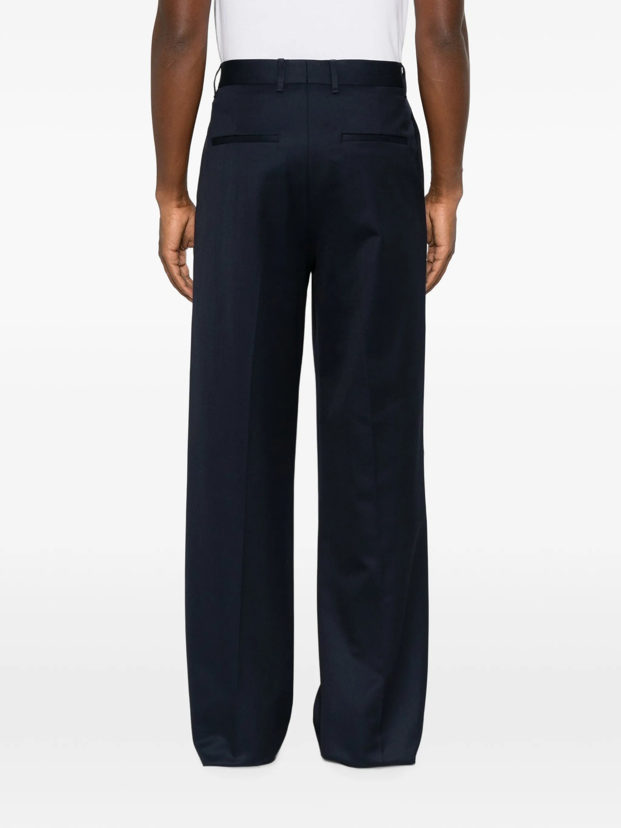Lardini Lardini Pleated Wide-leg Trousers, view 2