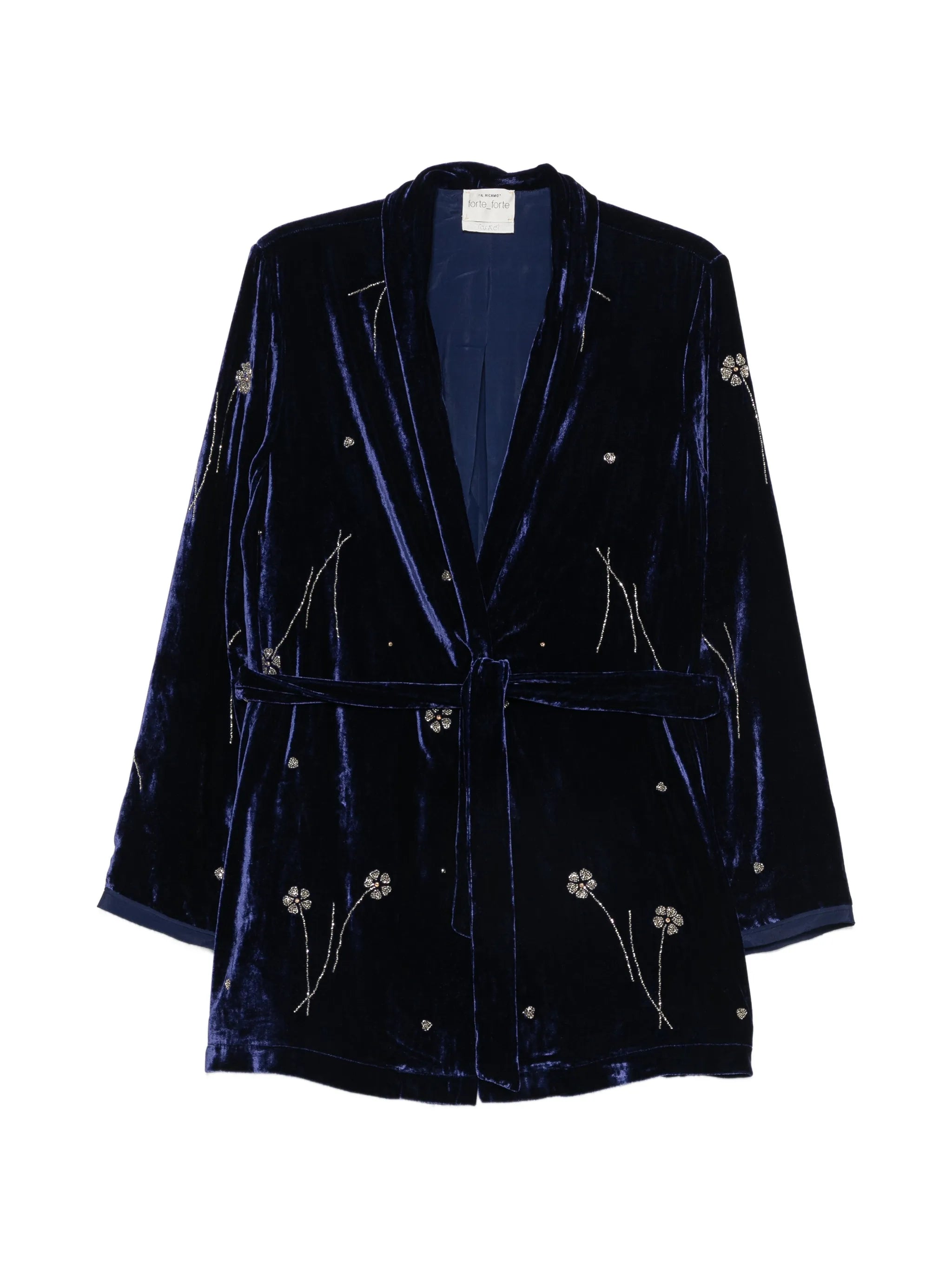 Forte_Forte Forte Forte Bead-embellished Velvet Jacket