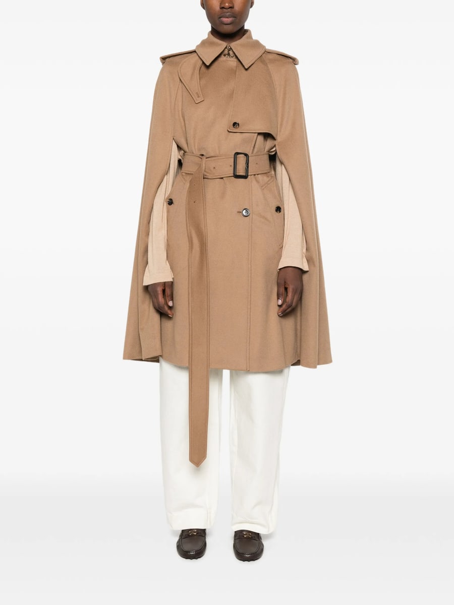 Burberry Burberry Belted Cape, view 5