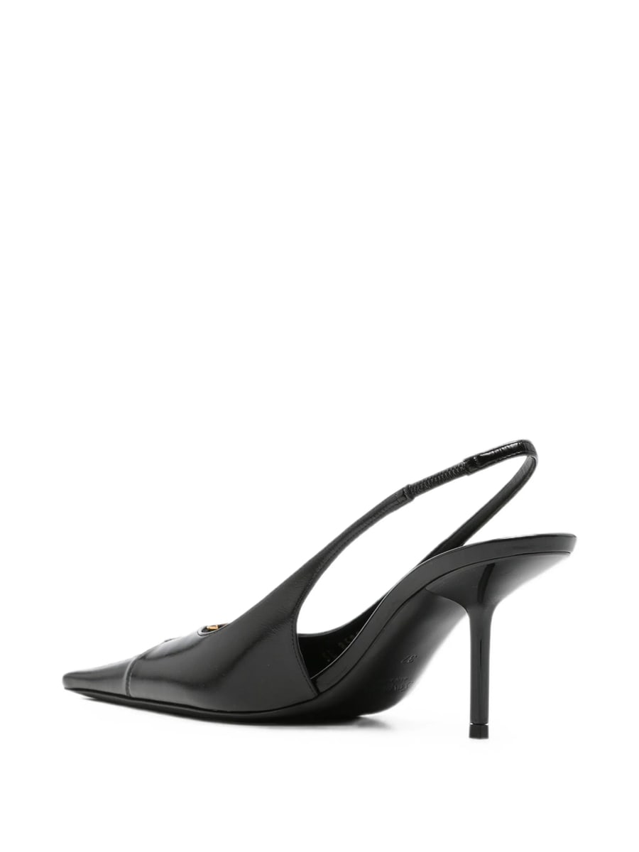 Saint Laurent Saint Laurent YSL Slingback Pumps, view 4