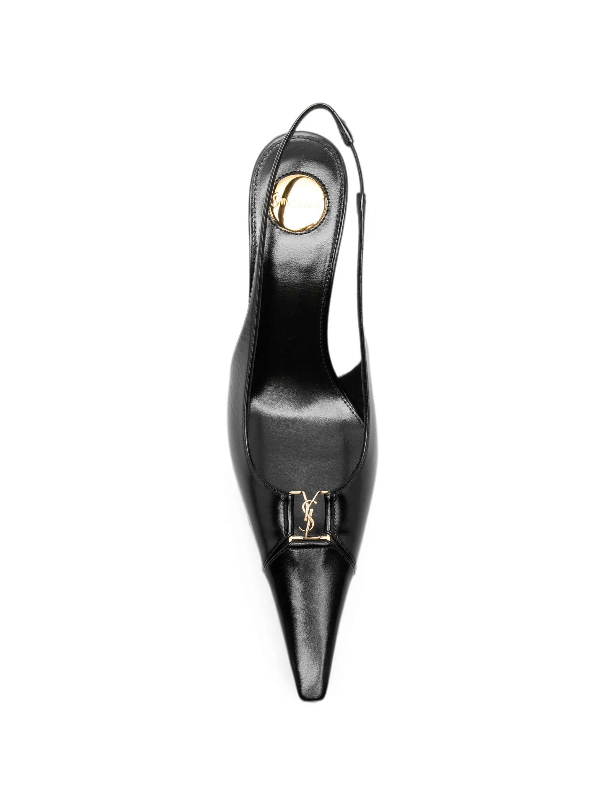 Saint Laurent Saint Laurent YSL Slingback Pumps, view 2