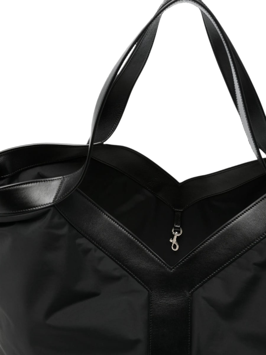Saint Laurent Saint Laurent Leather-trim Tote Bag, view 2