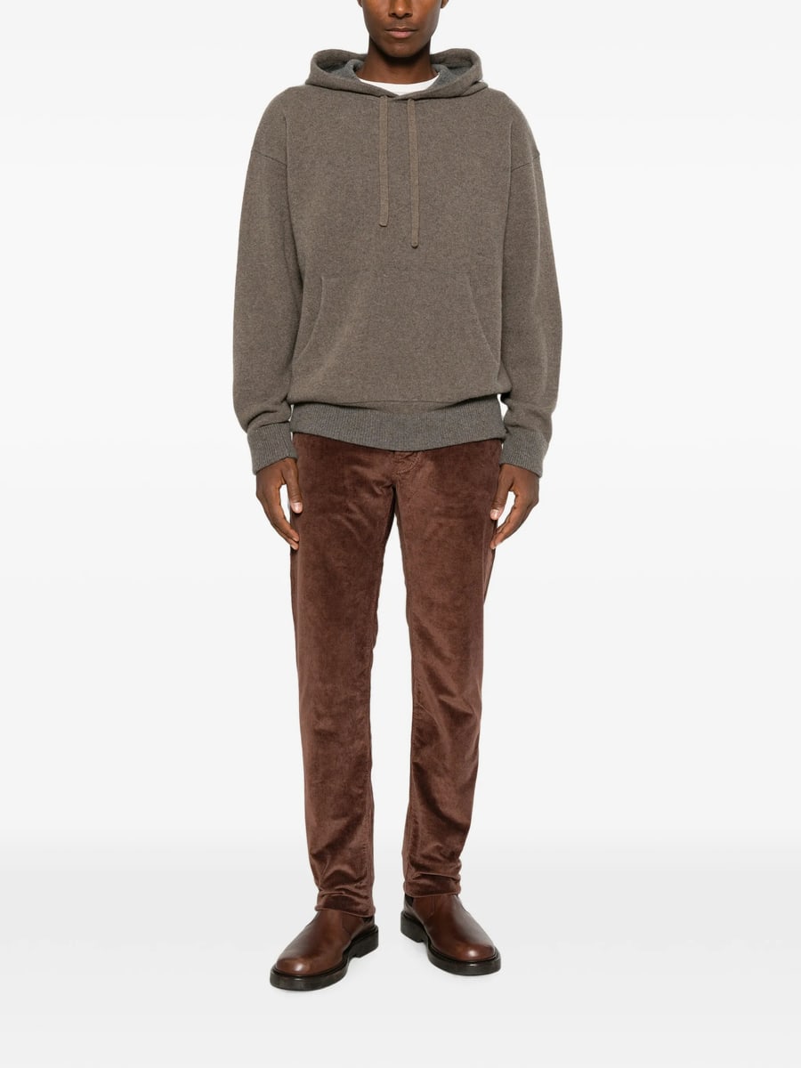 Roberto Collina Roberto Collina Front-pouch Hoodie, view 3
