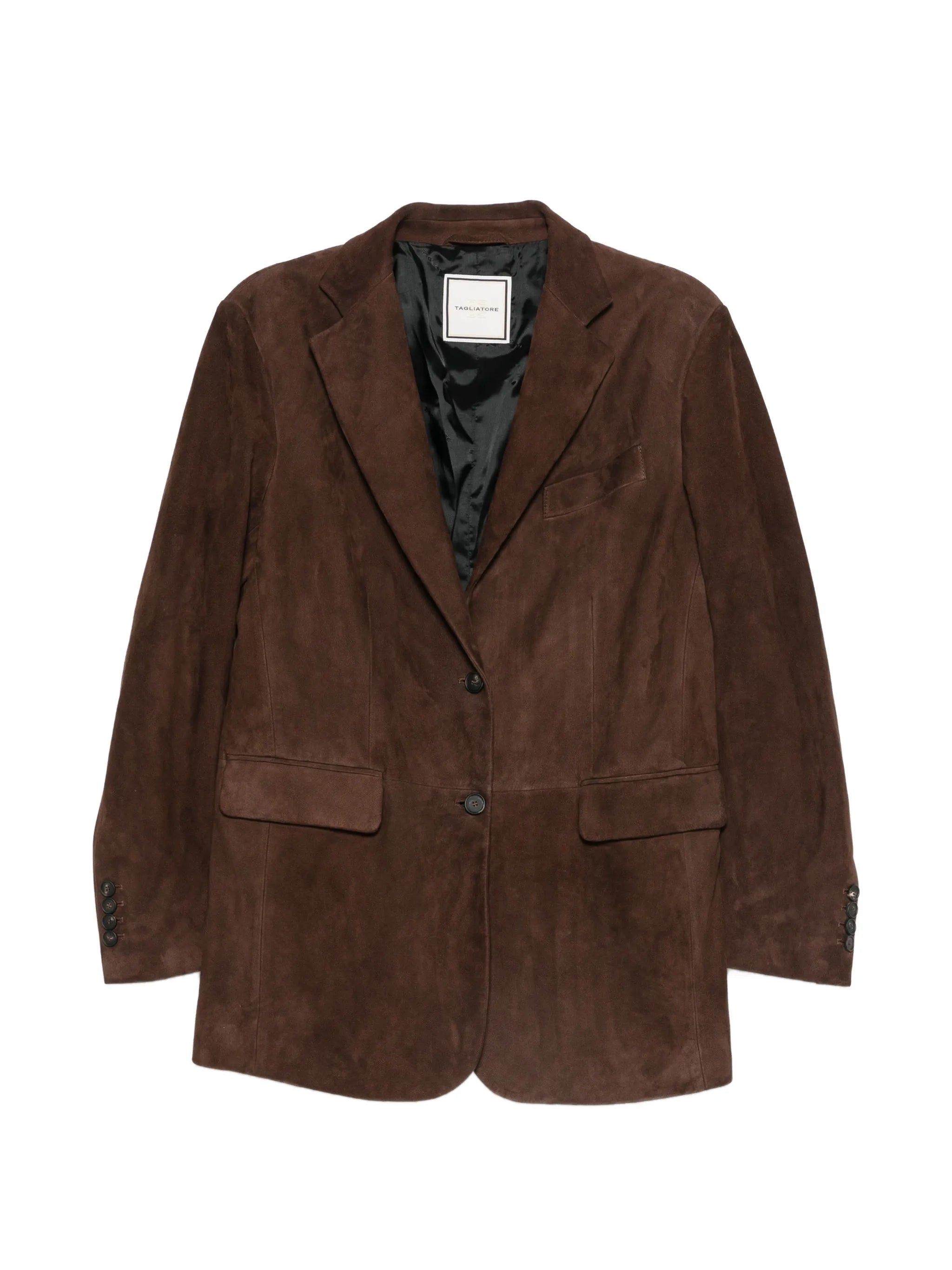 Tagliatore Tagliatore Cilian Suede Notched-lapels Jacket