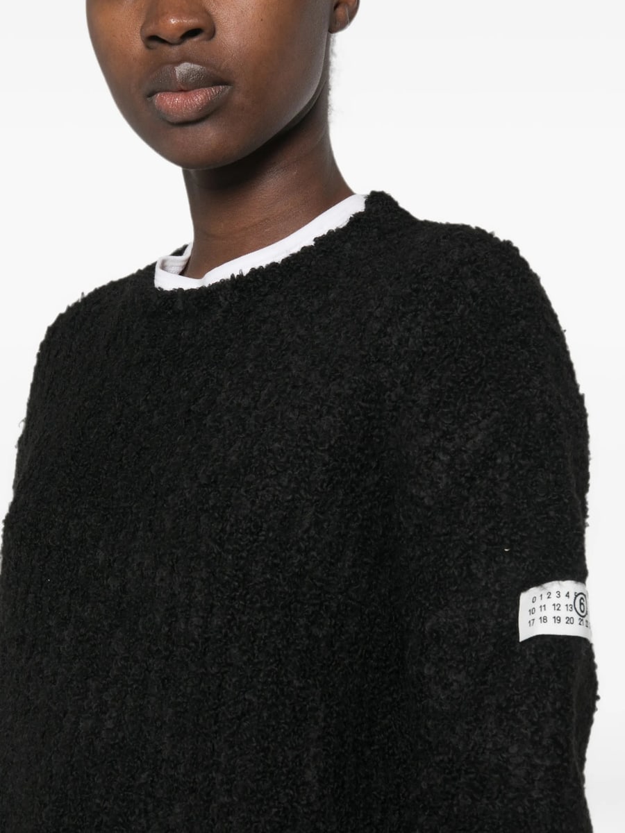 MM6 Maison Margiela Mm6 Maison Margiela Logo-patch Sweater, view 3