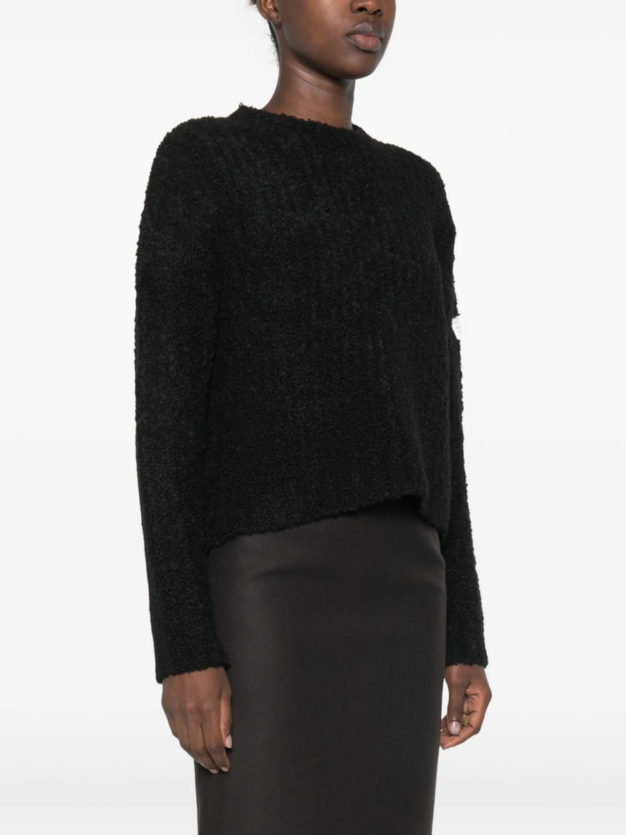 MM6 Maison Margiela Mm6 Maison Margiela Logo-patch Sweater, view 4