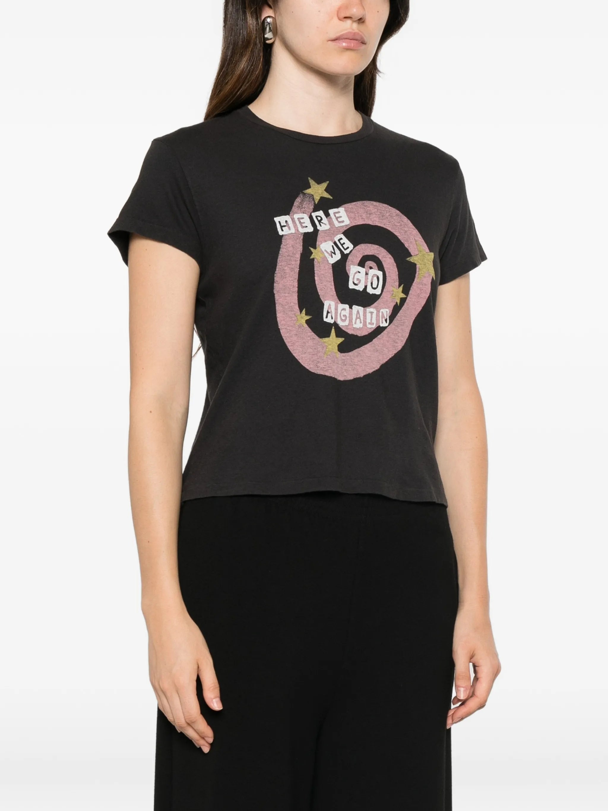Re/done Re/done Graphic-print T-shirt, view 2
