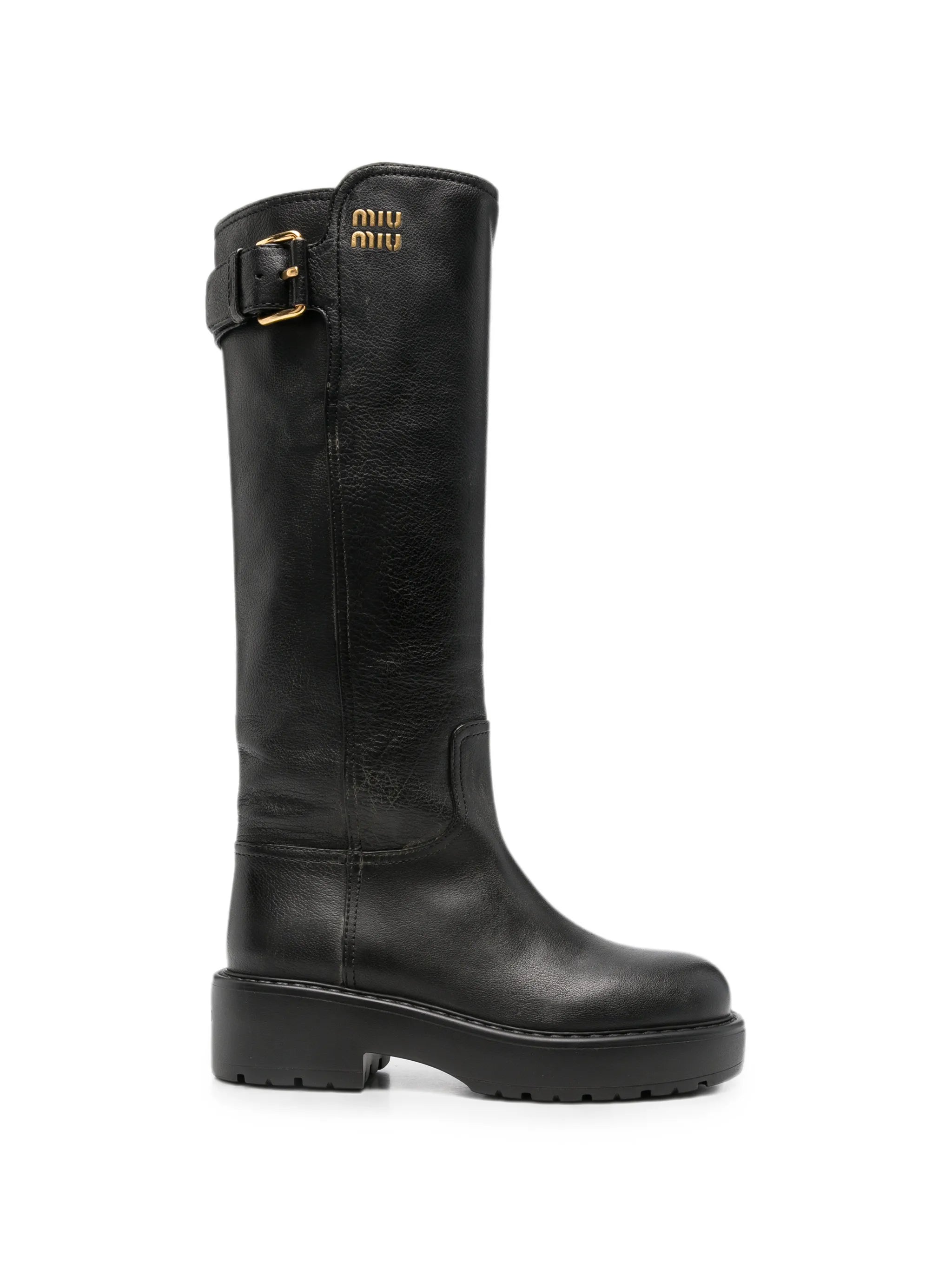 Miu Miu Miu Miu Buckle-detail Boots