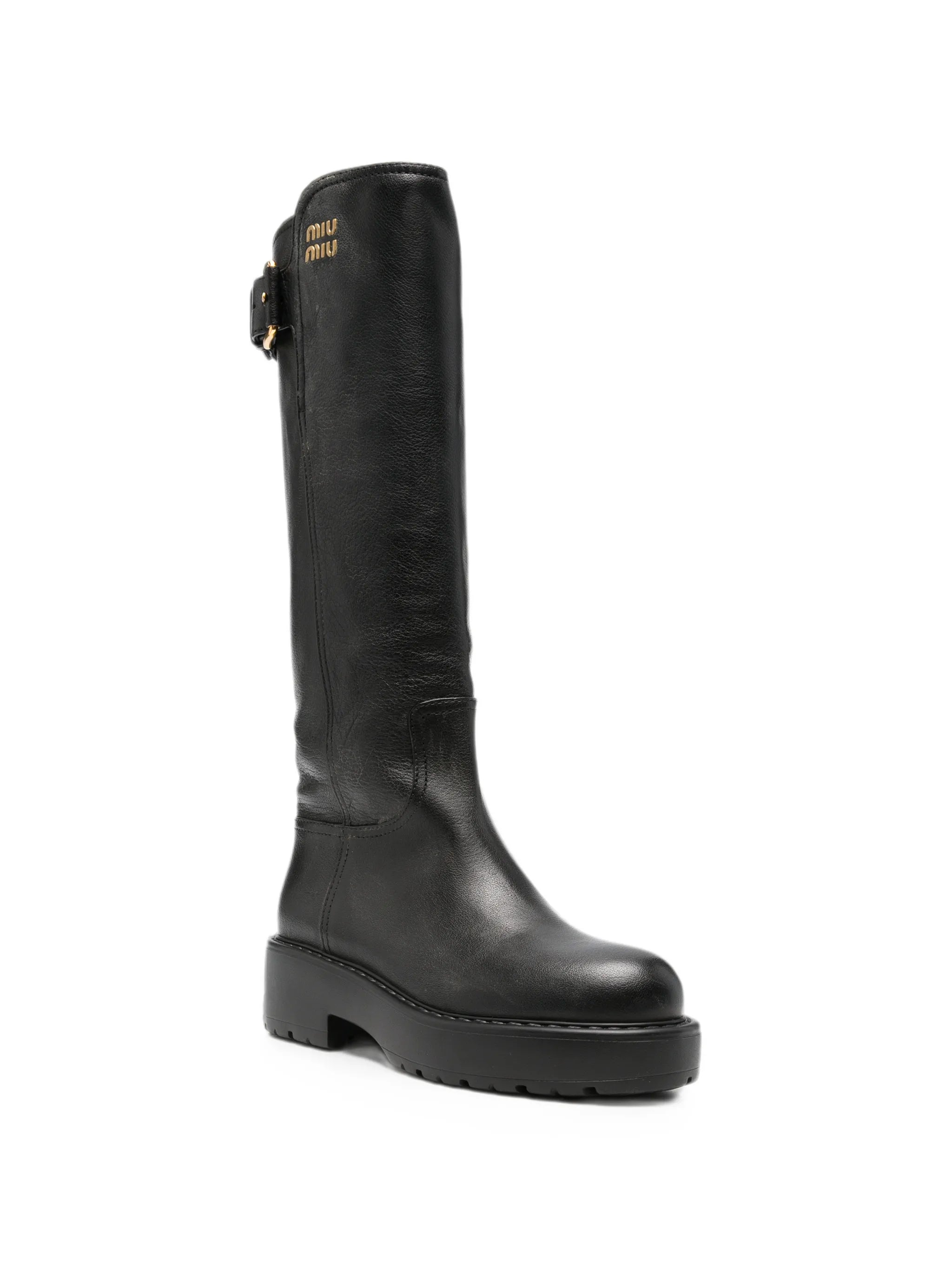 Miu Miu Miu Miu Buckle-detail Boots, view 2