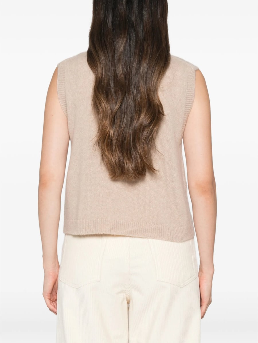 Allude Allude Cable-knit Button-up Cardigan, view 5